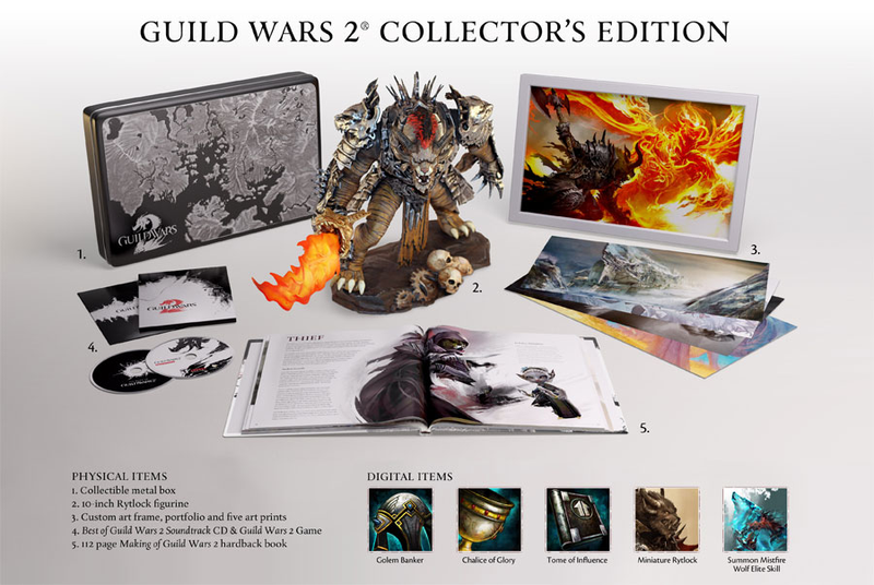 Illustration for article titled The $150 Guild Wars 2 Collector's Edition Comes with All This Plus a Three-Day Head Start